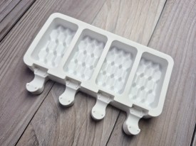 Molde silicona 4 helados geometricos